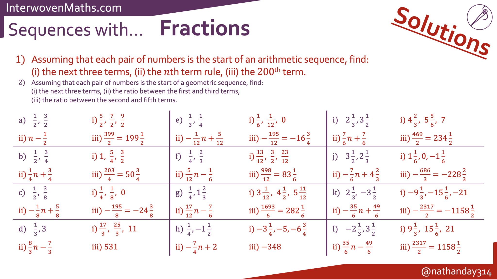 Answers 1