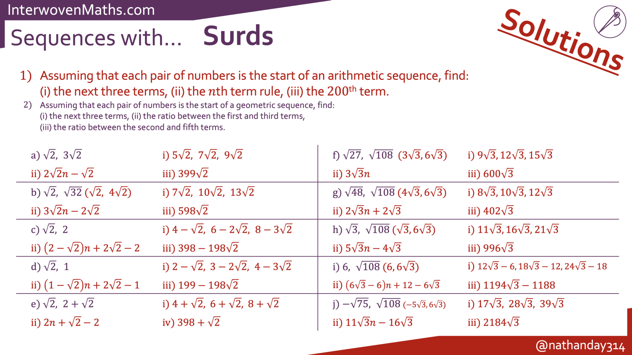 Answers 1